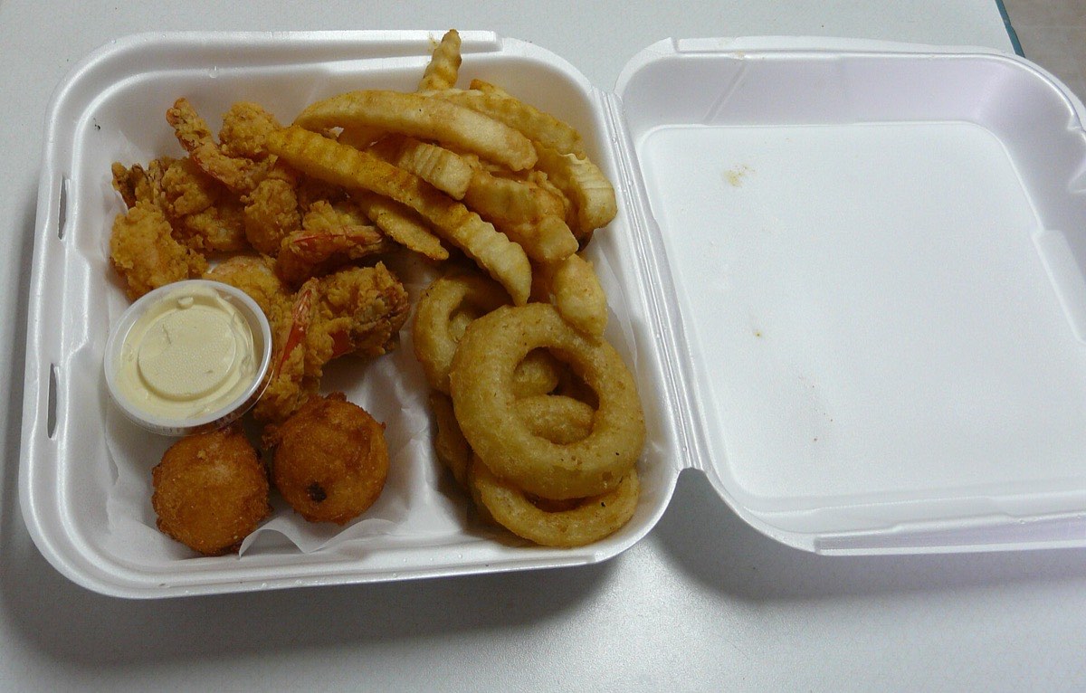 Fried shrimp basket